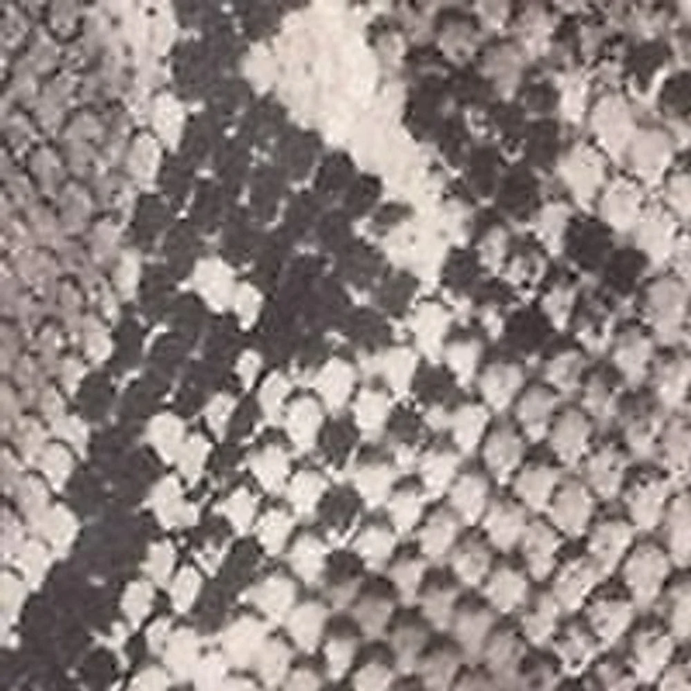 Marc‎ Fisher Over The Knee Boots Womens 6.5 Grey Snakeskin Good OTK Pointed Toe